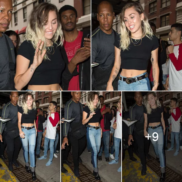 Miley Cyrus Dines in Style: A Night Out in the Bustling Streets of New ...